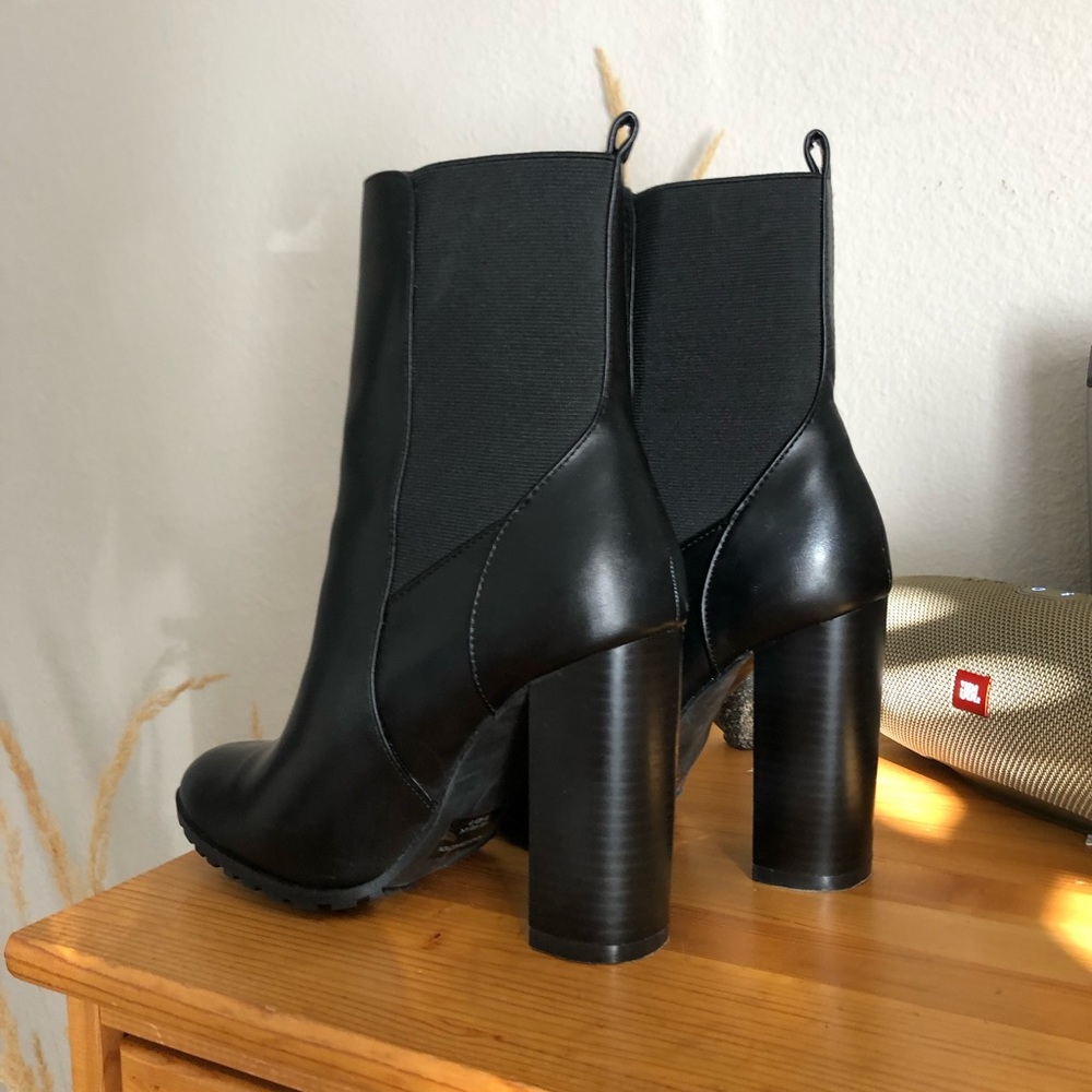 French Connection Ultra High Leather Boots